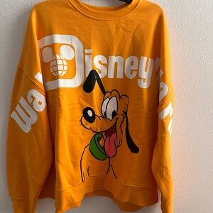 Disney Parks Walt Disney World Pluto pullover sweatshirt NWT